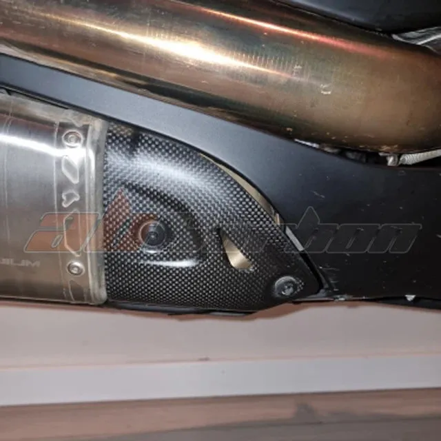 Exhaust Heat Shield Cover For Ducati 1199 /s 1299 959 899 Superbike Full Carbon Fiber 100%