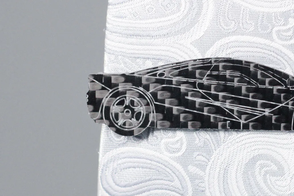 F1 - Carbon fiber tie clip
