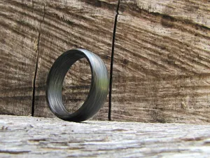 Fade - Side Cut Carbon Fiber Men's Wedding Ring