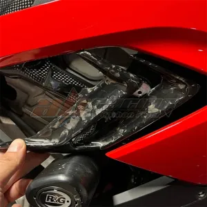 Fairing Side Panel Small Fairings Cover Guard For BMW S1000RR 2019 2022 Full Forged Carbon Fiber 100%