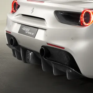 Ferrari 488 Carbon Fiber Rear Diffuser