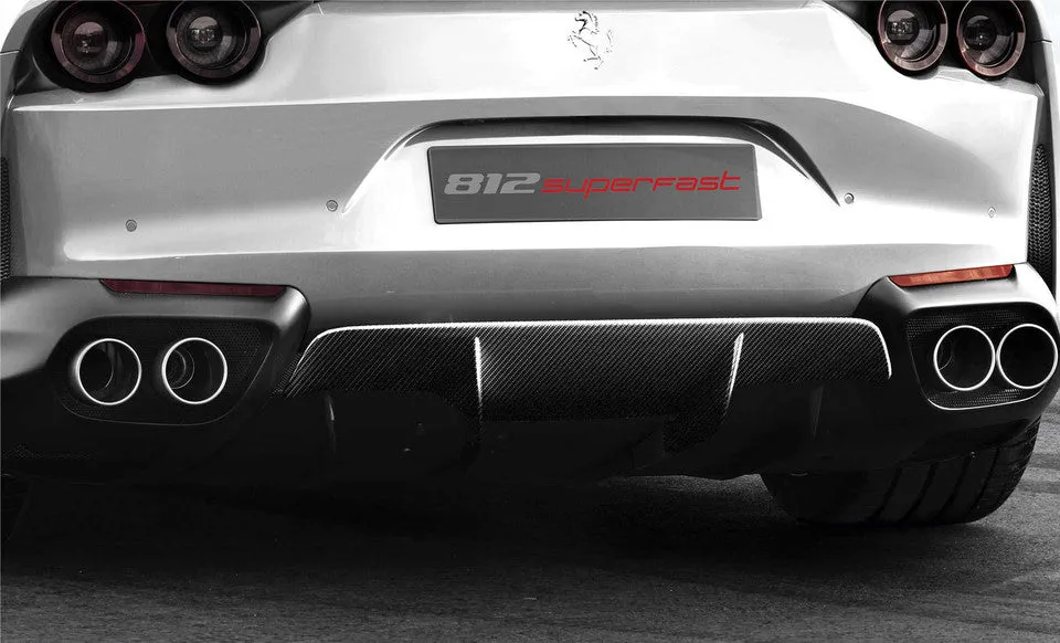 Ferrari 812 Superfast Carbon Fiber Rear Diffuser