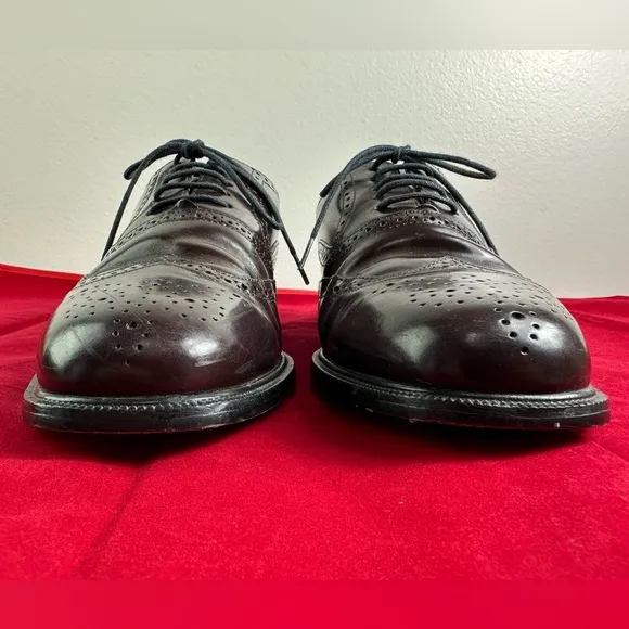 Florsheim Men's Leather Wingtip Oxford Brogue Dress Shoes, Sz 10.5