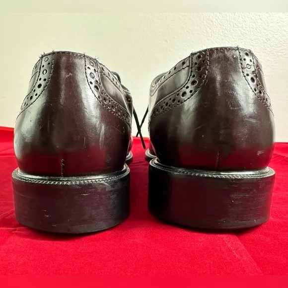 Florsheim Men's Leather Wingtip Oxford Brogue Dress Shoes, Sz 10.5
