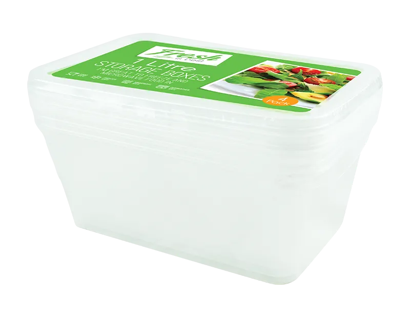 Freezer To Microwave Containers - 4 Pack