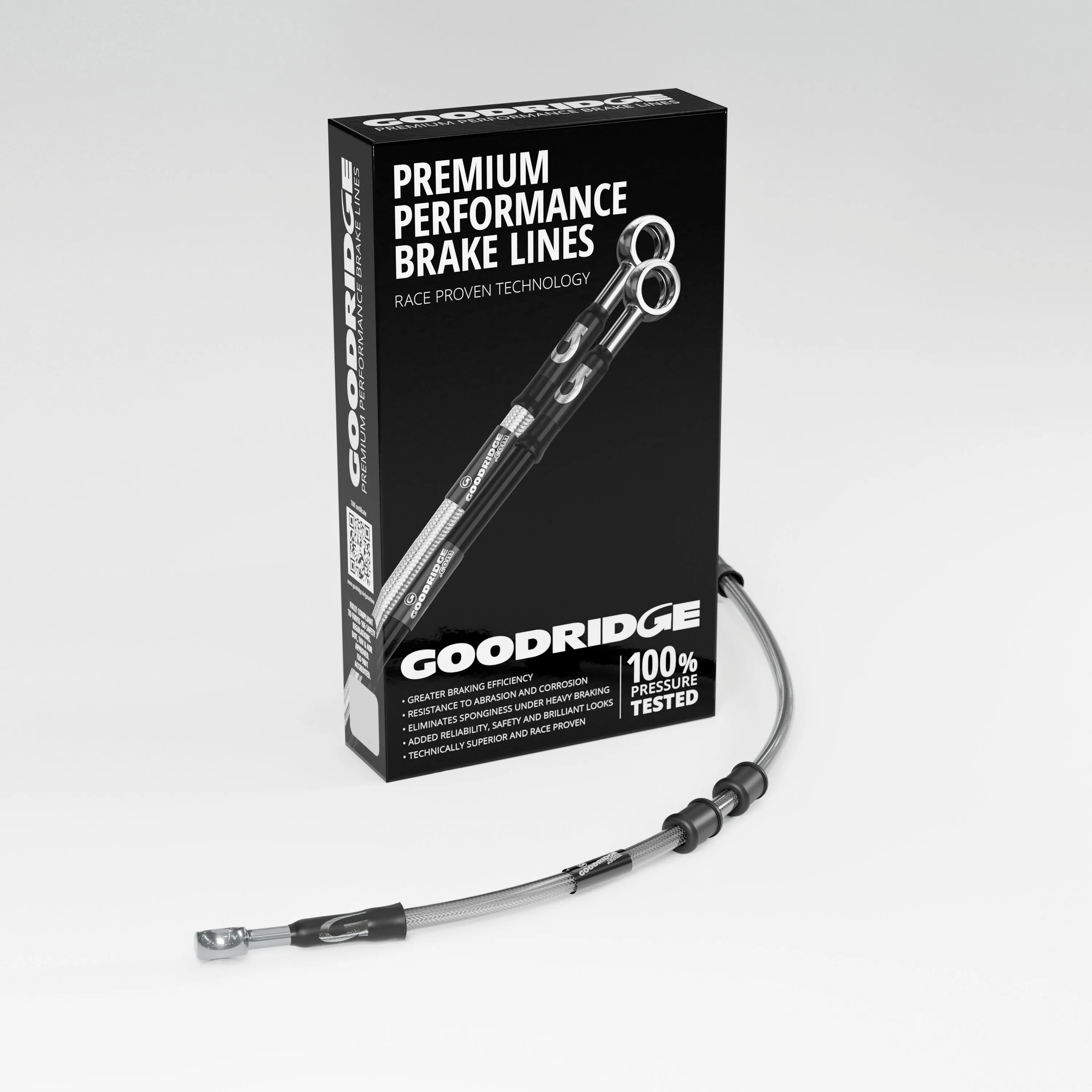 FRONT UPPER BRAKE HOSE KIT (M/C-ABS) FOR HARLEY DAVIDSON FLHXS STREET GLIDE SPECIAL (ABS) 14-23