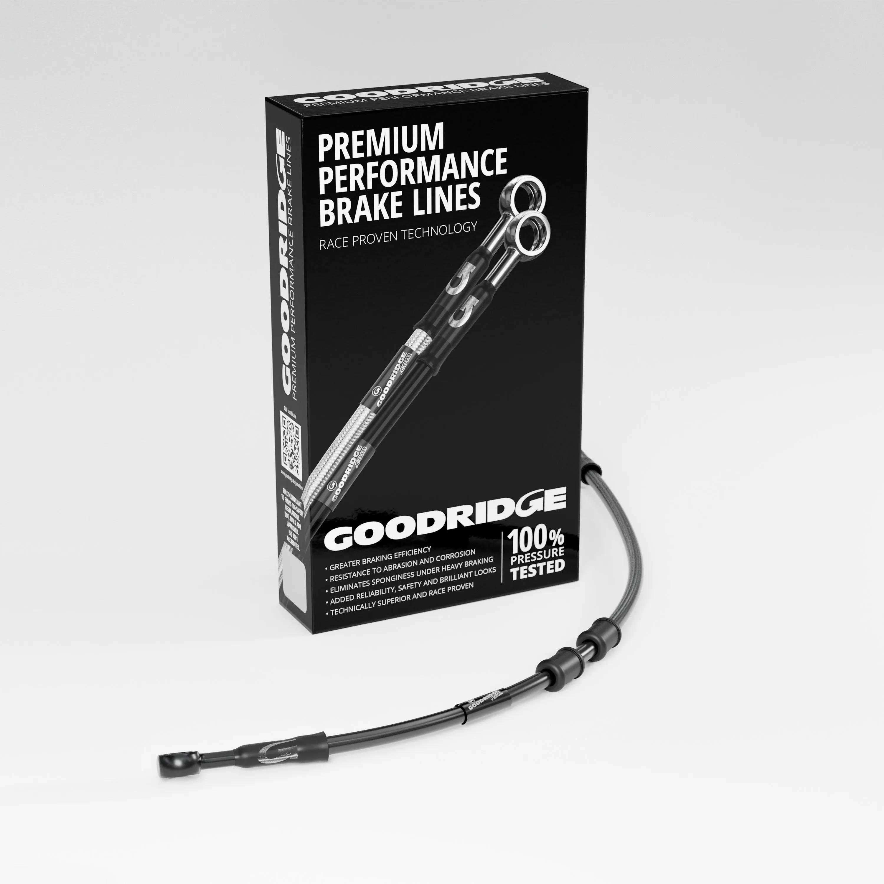 FRONT UPPER BRAKE HOSE KIT (M/C-ABS) FOR HARLEY DAVIDSON FLTR ROAD GLIDE (ABS) 08-09