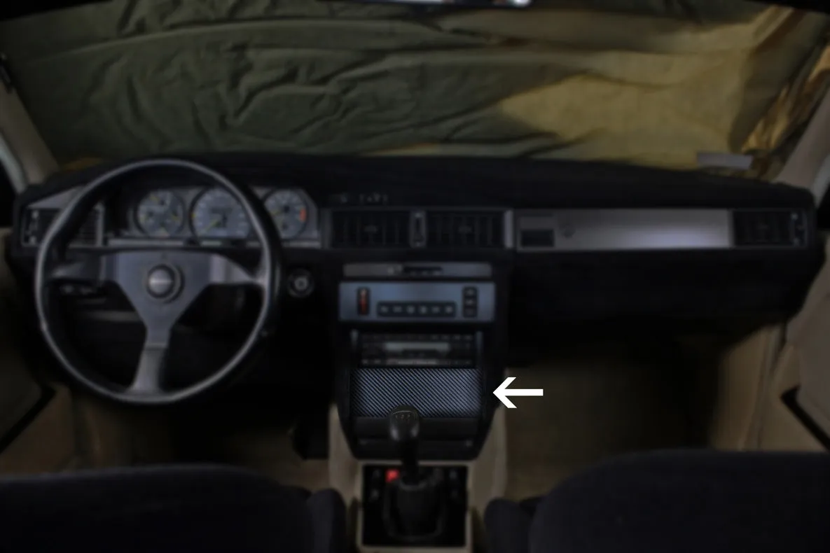 Gauge (blank) - Carbon fiber trim