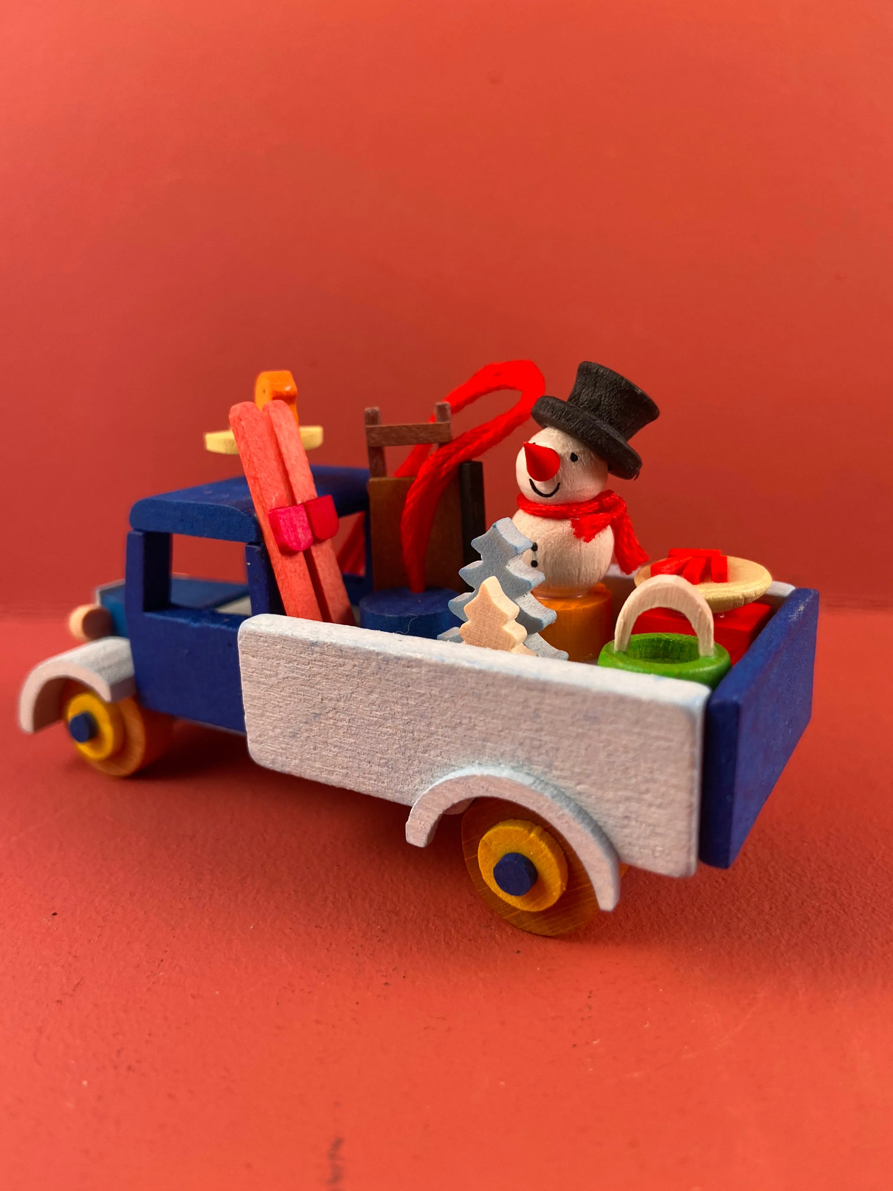 German Christmas Ornament: Christmas Trucks