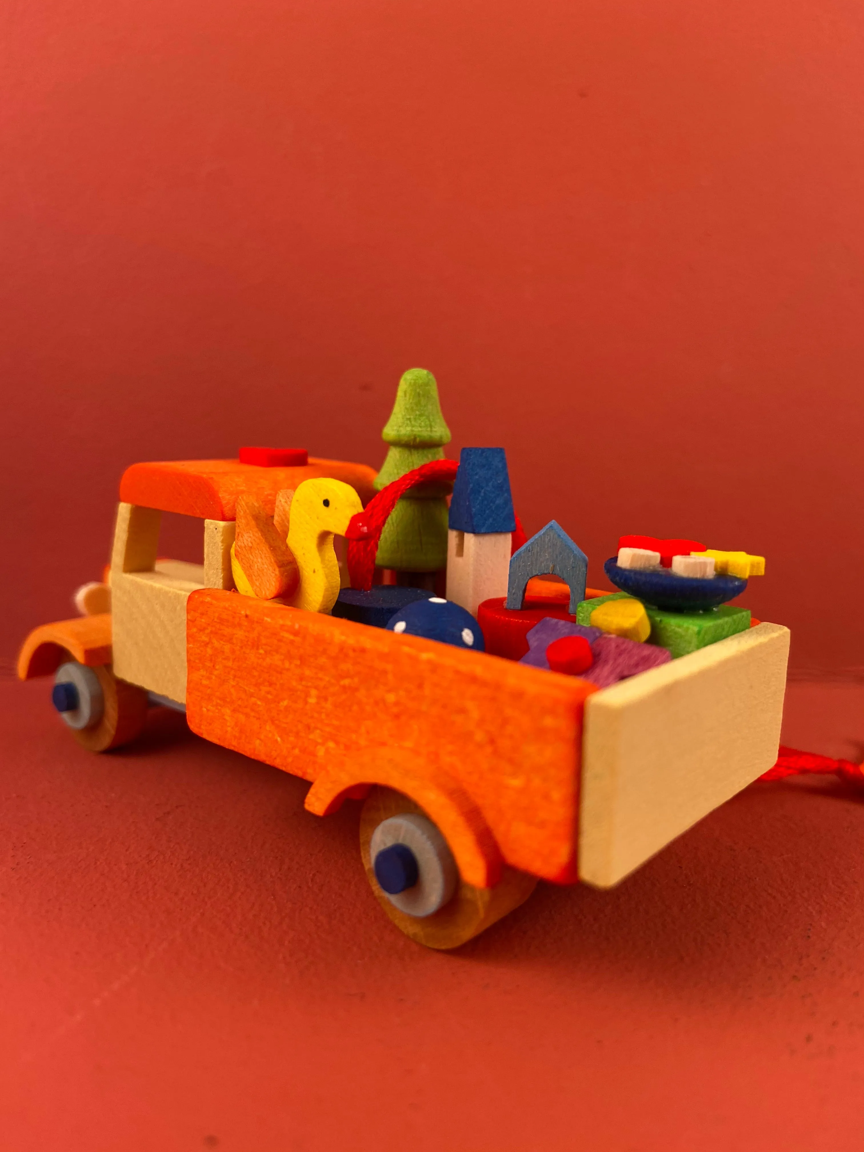 German Christmas Ornament: Christmas Trucks