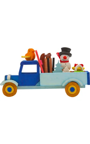 German Christmas Ornament: Christmas Trucks