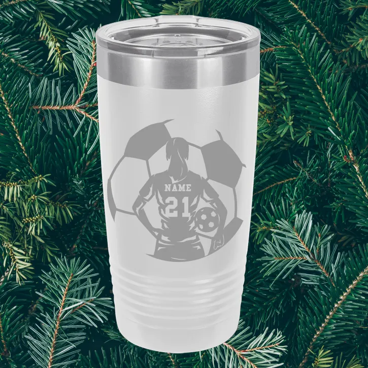 GIRLS SOCCER TUMBLER