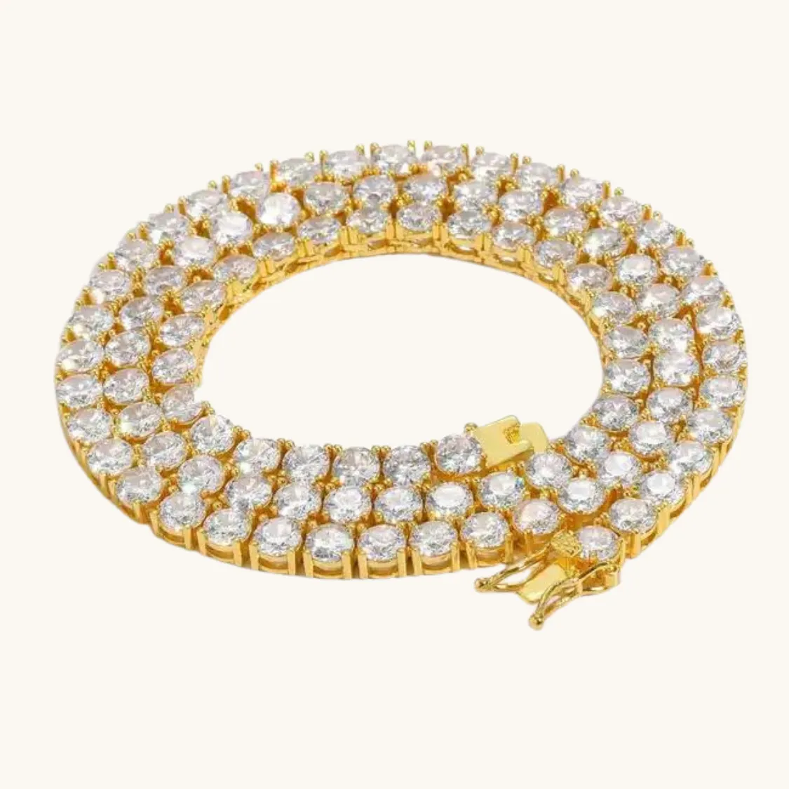 Gold Tennis Necklace