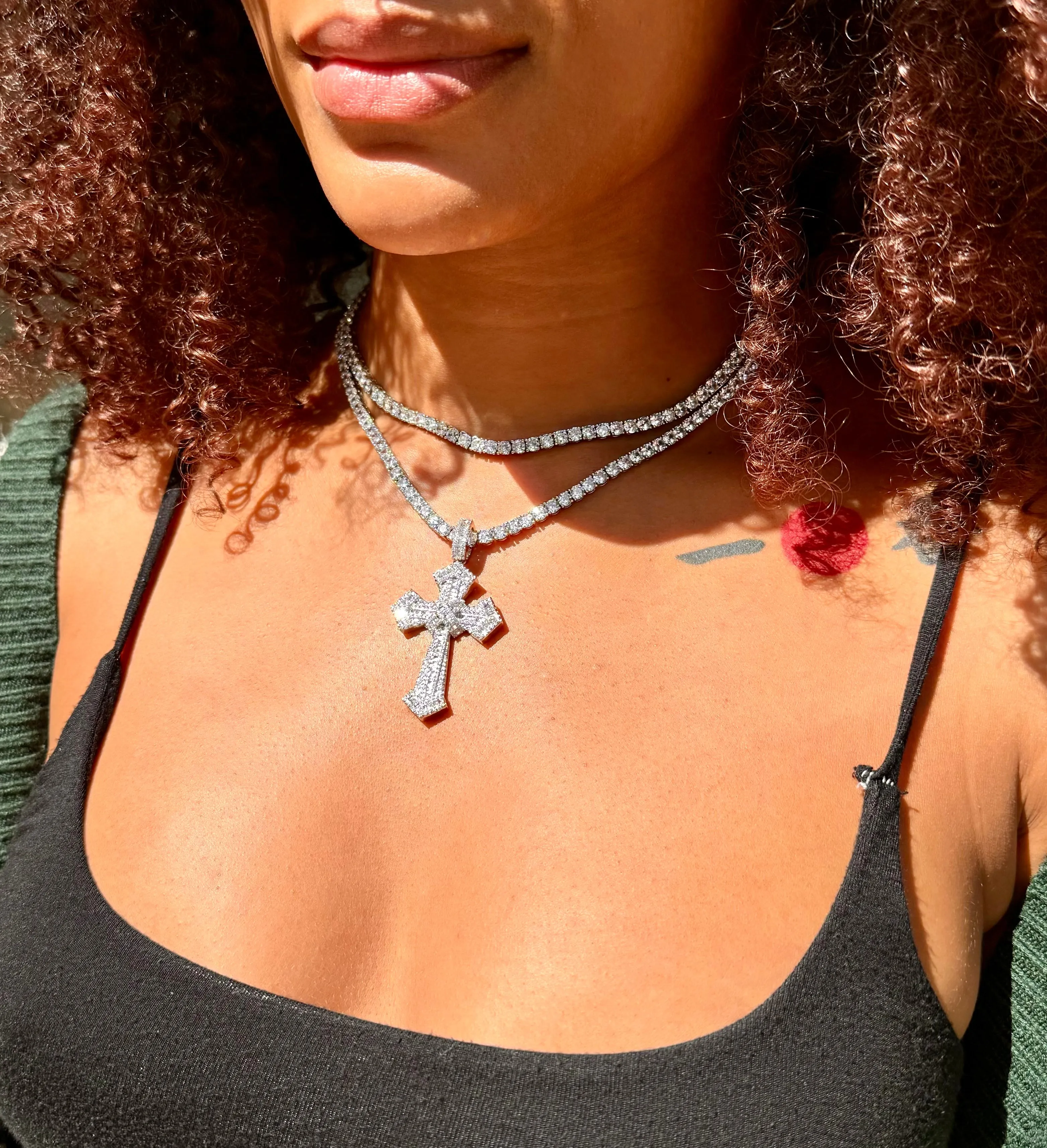 Gold Tennis Necklace