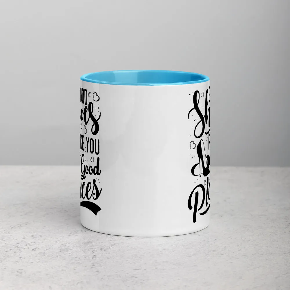 Good Shoes Good Places Custom Print Mug - Color