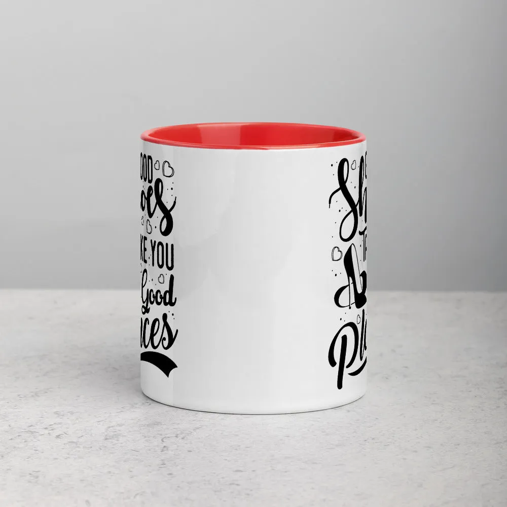 Good Shoes Good Places Custom Print Mug - Color