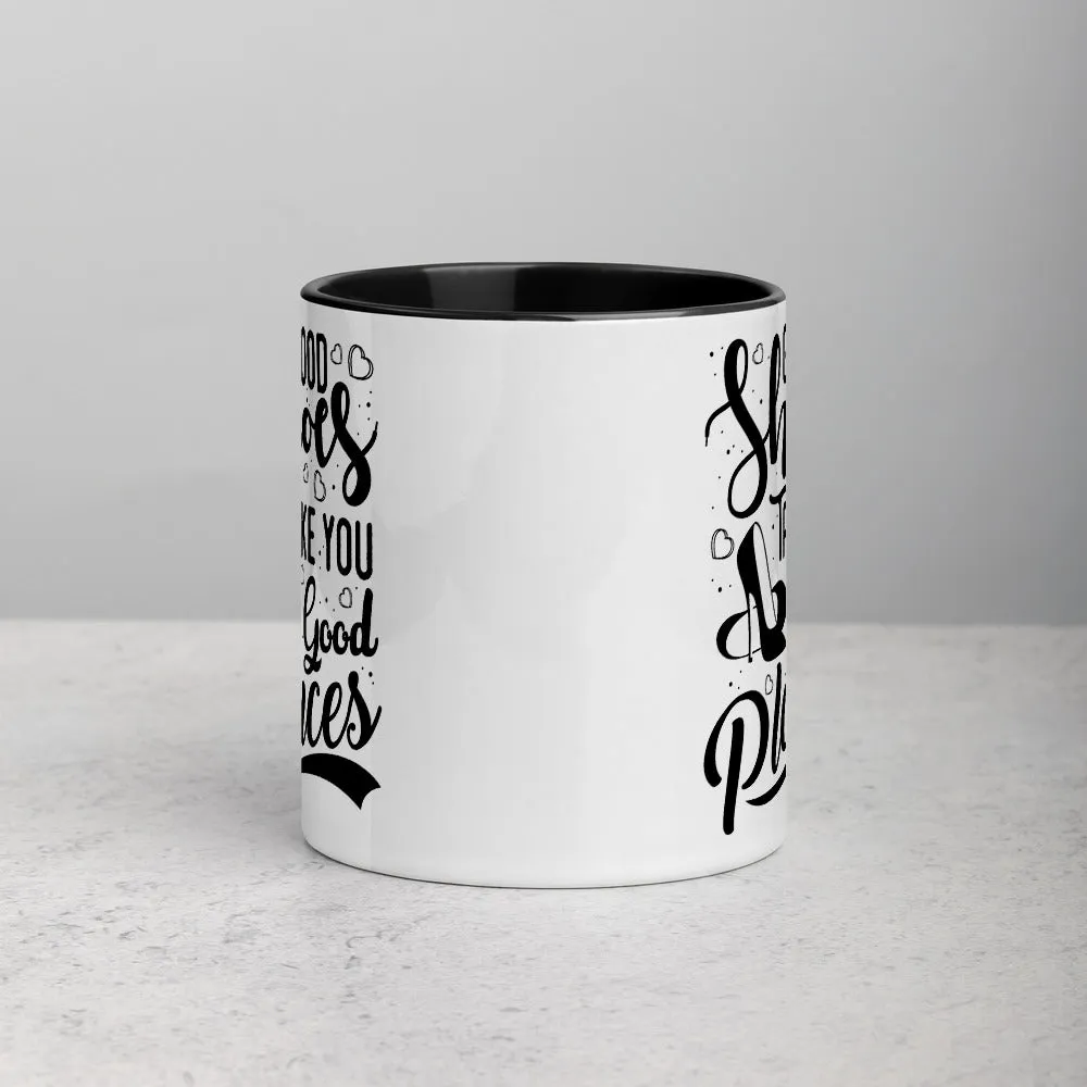 Good Shoes Good Places Custom Print Mug - Color