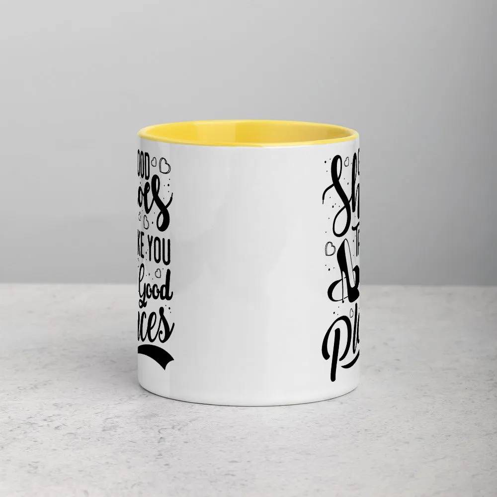 Good Shoes Good Places Custom Print Mug - Color