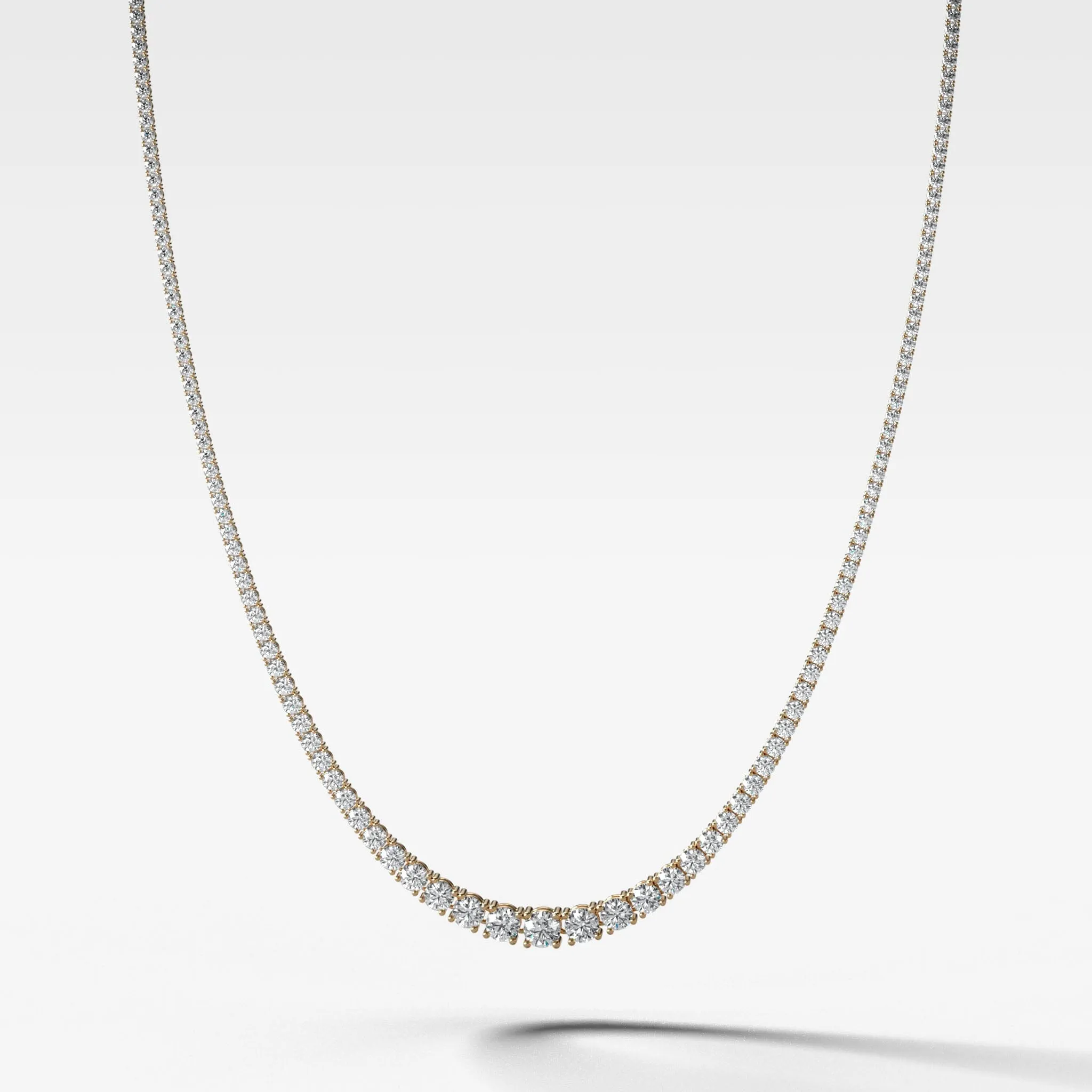 Graduated Tennis Necklace (10.00ctw)