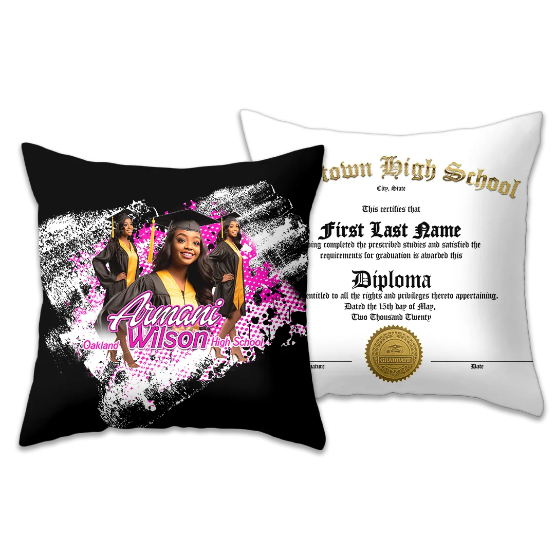 Graduation Diploma Pillow