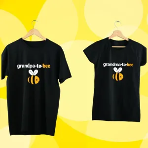 Grandpa and Grandma to bee Baby Announcement T-Shirt