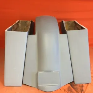Harley Davidson 4" Extended Stretched Saddlebags & Replacement Fender 09 - 13 - No Cut Outs