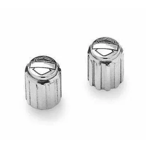 Harley-Davidson® Chrome-Plated Brass Valve Stem Caps