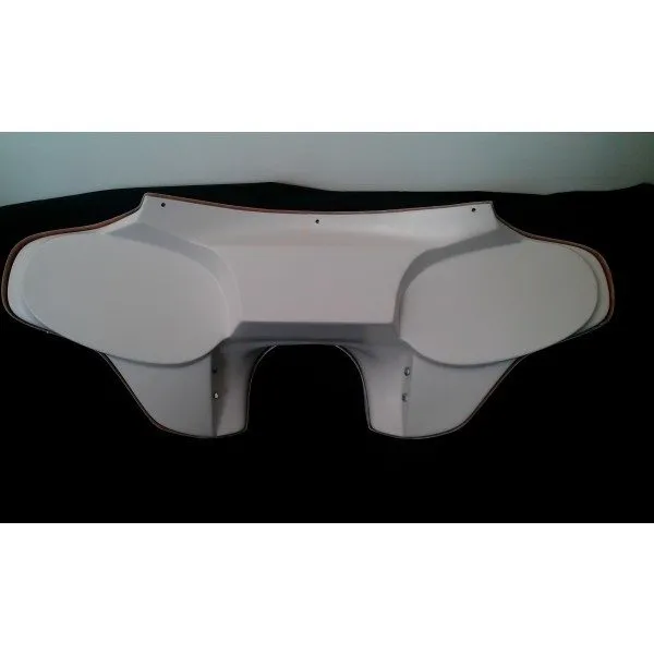 Harley Davidson Headlight Fairing - Road King Street Electra Glide Touring No Holes White Gel