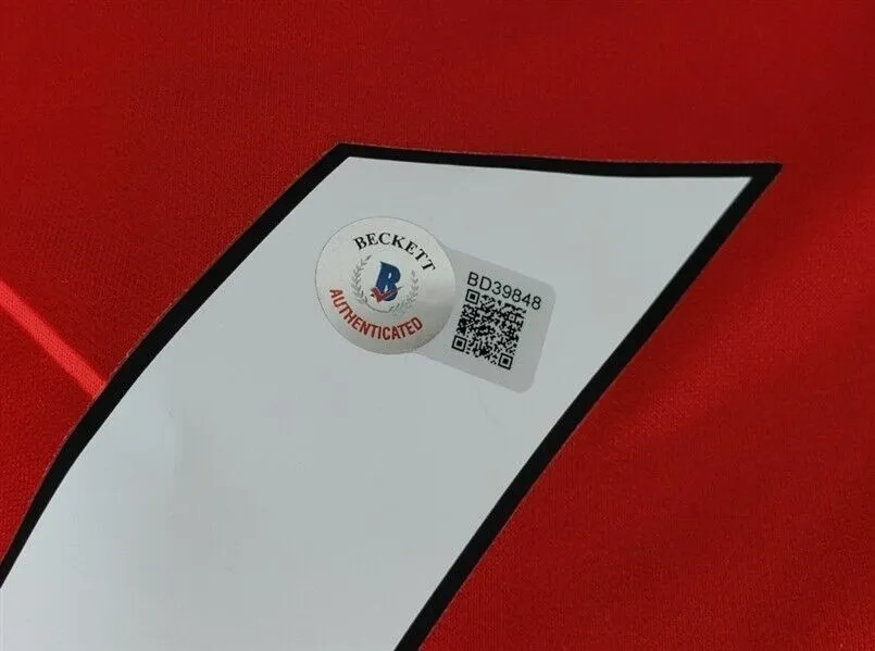 Harvey Elliott Signed Liverpool FC Nike Dri-Fit Soccer Jersey (Beckett)