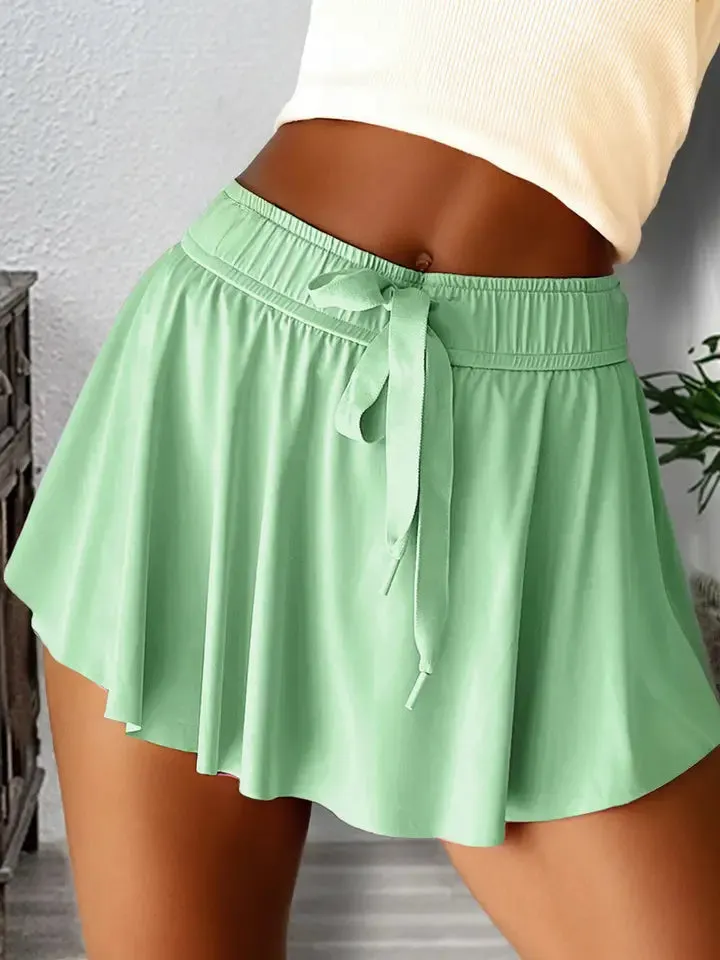 High Waist Tennis Skorts