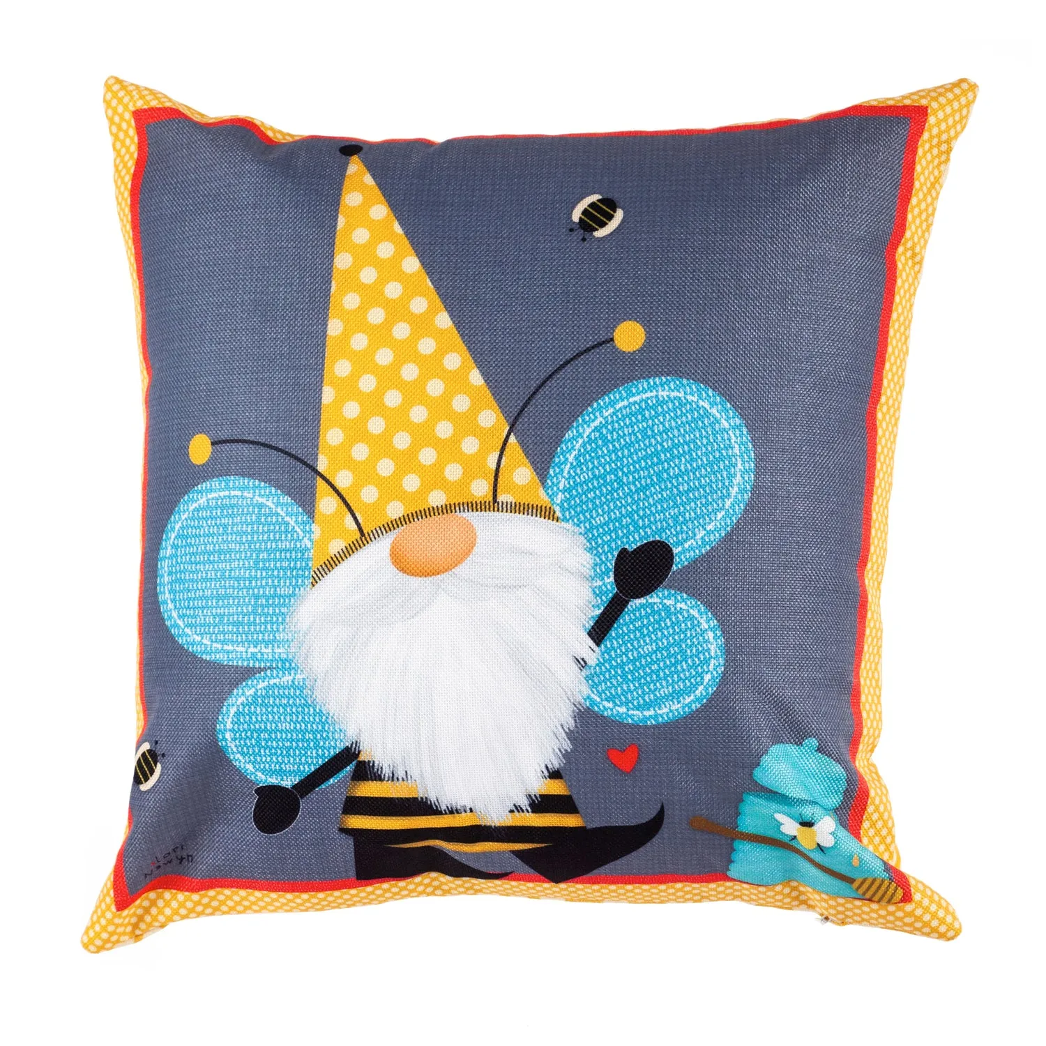 Honey Gnomes Interchangeable Pillow Cover,4plc383