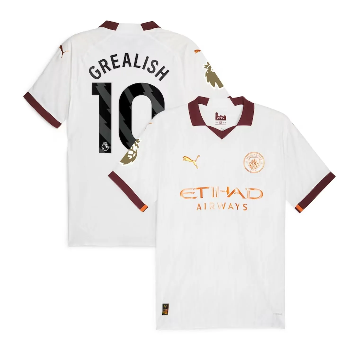 Jack Grealish Manchester City 10 Jersey