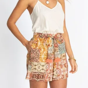Johnny Was Women's Astoria Printed Linen Easy Shorts, $130