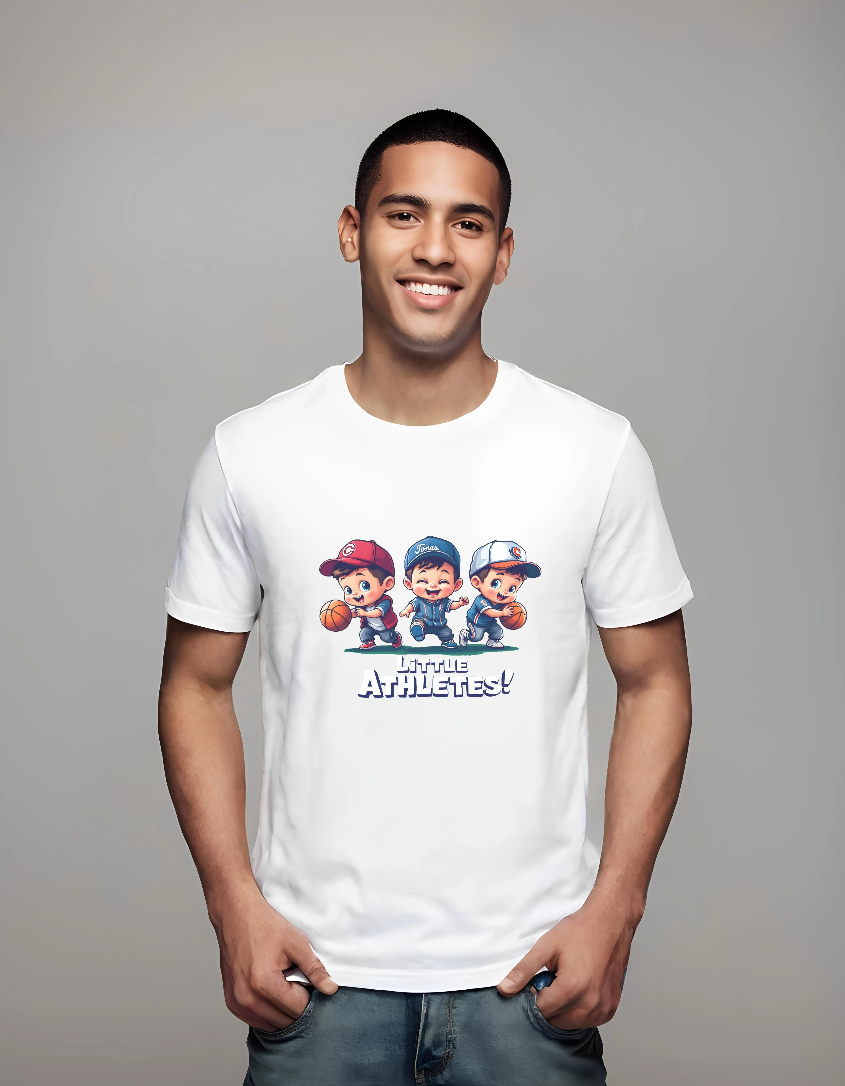 Jonas Brothers Little Athletes Design | Classic T-Shirt (Unisex)