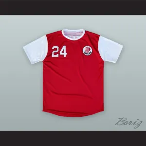 Kaizer Motaung 24 Atlanta Chiefs Soccer Jersey