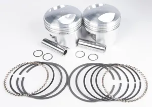 KB Performance KB297.030 Cast Piston Kit (80ci., Domed) - .030in. Oversize to 3.528in., 8.3:1 Compression