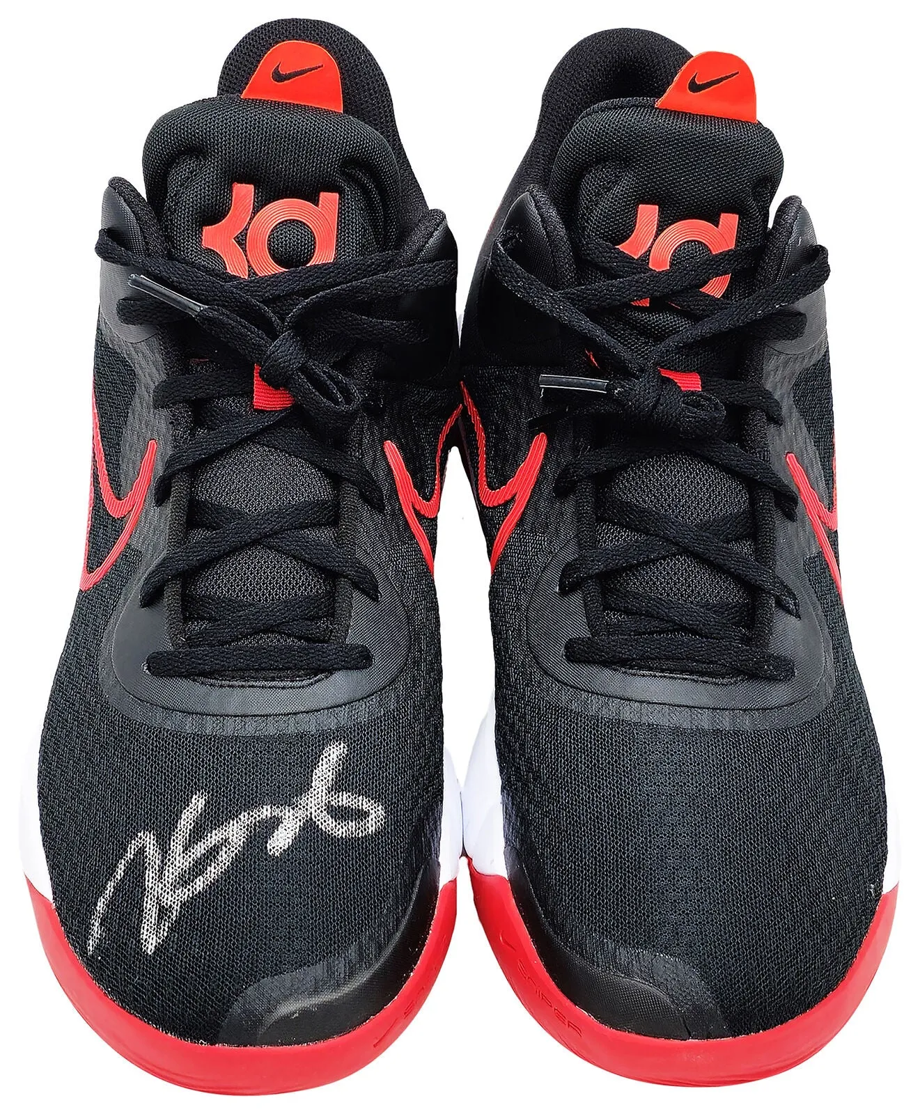KEVIN DURANT AUTOGRAPHED NIKE KD TREY IX SHOES SIZE 14 WITH BOX BECKETT 212196