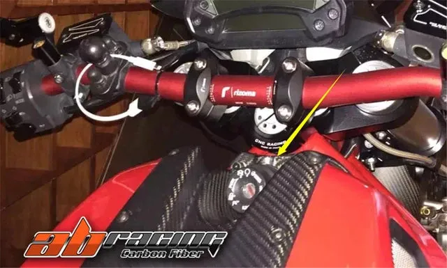 Key Ignition Switch Cover Guard For Ducati Monster 696 795 796 1100 Full Carbon Fiber 100%