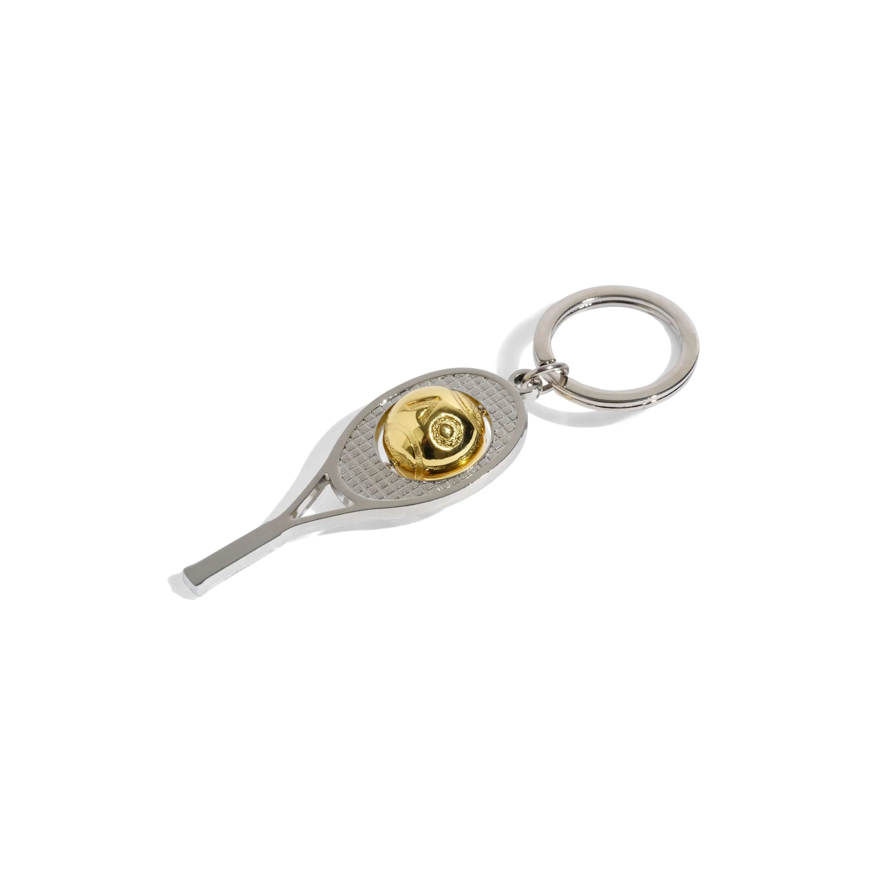 Keyring Spinning Ball & Racquet