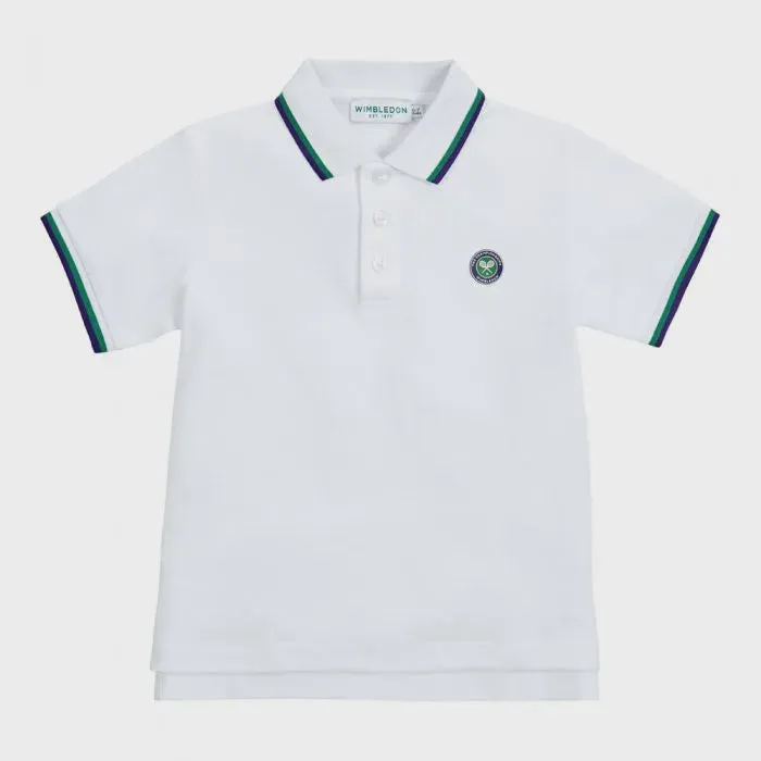 Kids Classic Polo Shirt - White
