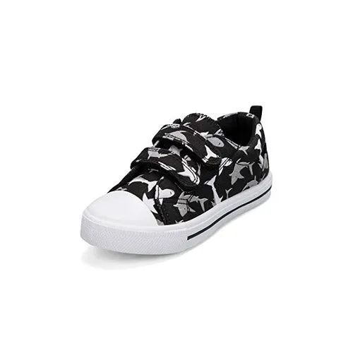 Kids  Shoes Canvas Sneakers black shark - K KomForme