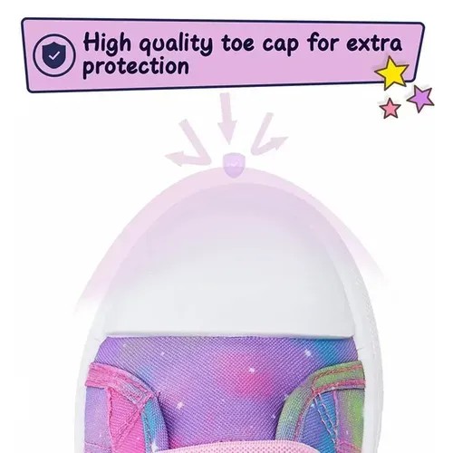Kids Sneakers High-top Canvas Shoes Colorful Star - KKOMFORME