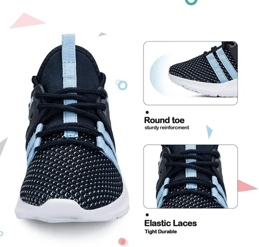 Kids Sneakers Running Tennis Athletic Shoes Little Blue -- KKOMEFORME