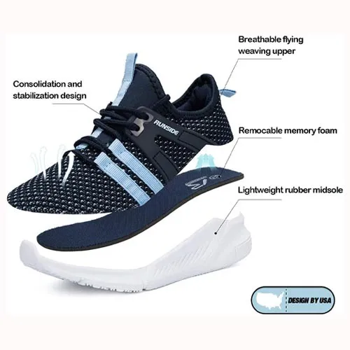 Kids Sneakers Running Tennis Athletic Shoes Little Blue -- KKOMEFORME