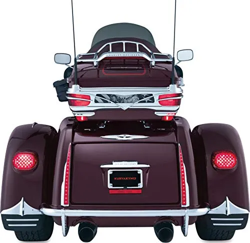 Kuryakyn 6976 Motorcycle Lighting Accessory: Rear Light Bars for 2009-19 Harley-Davidson Trike Motorcycles, Chrome, 1 Pair