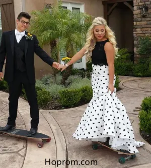 Lace Black Prom Dresses 2018 Cute Evening Dresses