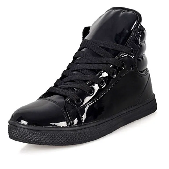 Lighted Candy Color High-top Shoes Men Women's Fashion Shoes Flat Platform Shoes Couple Shoes XWB001