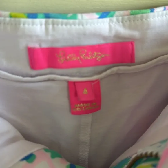 Lilly Pulitzer Colette Knit Skort Blue Ibiza Cabana Cocktail size 4