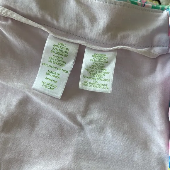 Lilly Pulitzer Colette Knit Skort Blue Ibiza Cabana Cocktail size 4