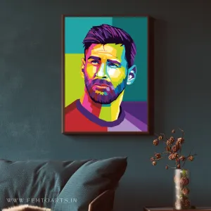 Lionel Messi Pop Art